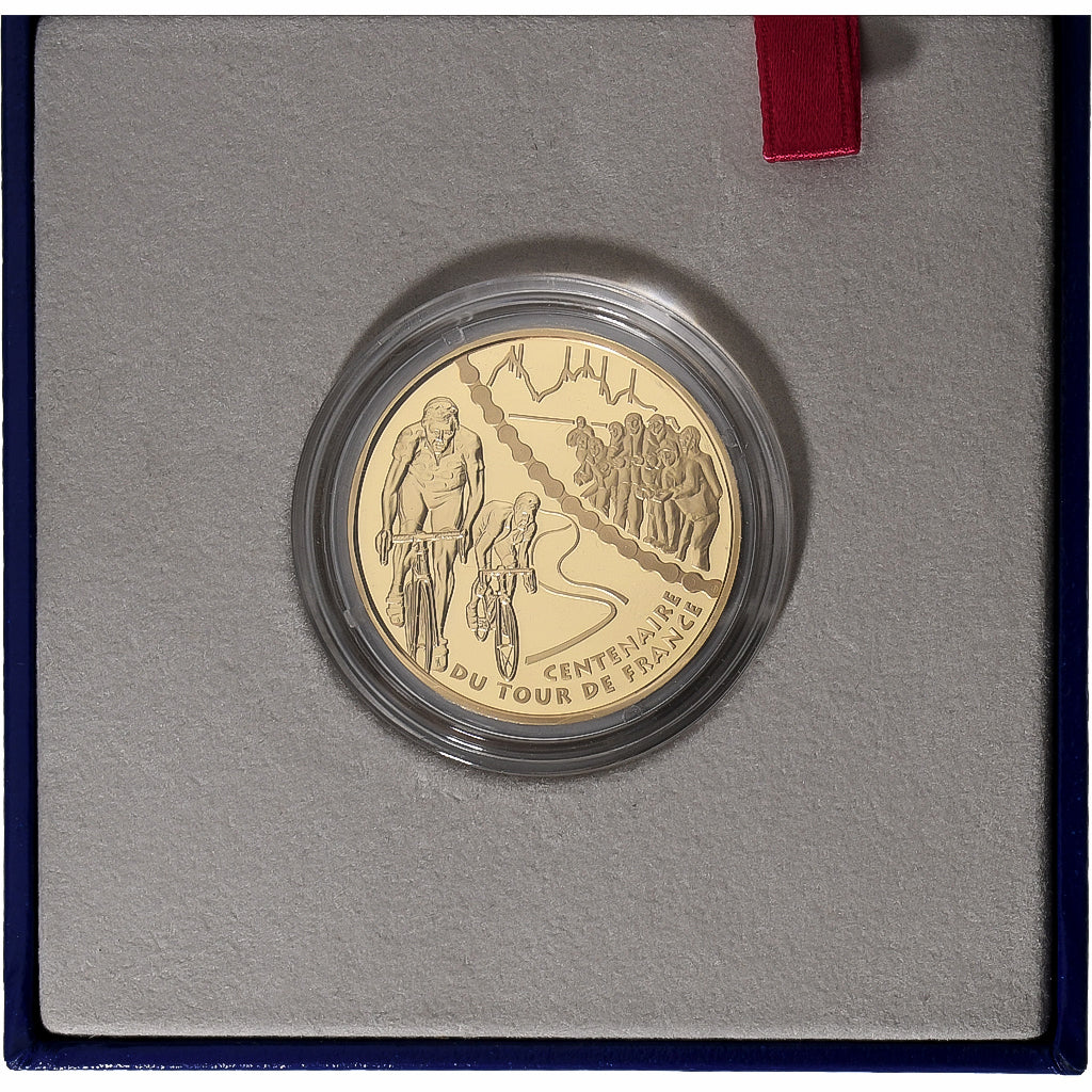 France, 20 Euro, Tour de France, Étape de montagne, Proof, 2003, MDP, Gold