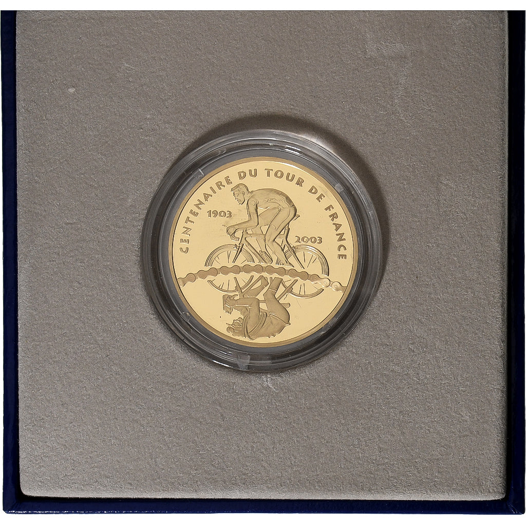 France, 20 Euro, Tour de France, 100 Ans de Tour, Proof, 2003, MDP, Gold