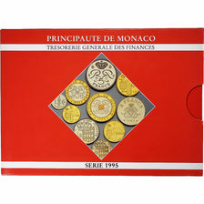 Monaco, Rainier III, Coffret 1 c. à 20 frs., 1995, MDP, FDC, STGL