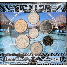 French Polynesia, Coffret 1 c. à 100 frs., 2001, MDP, MS(65-70)