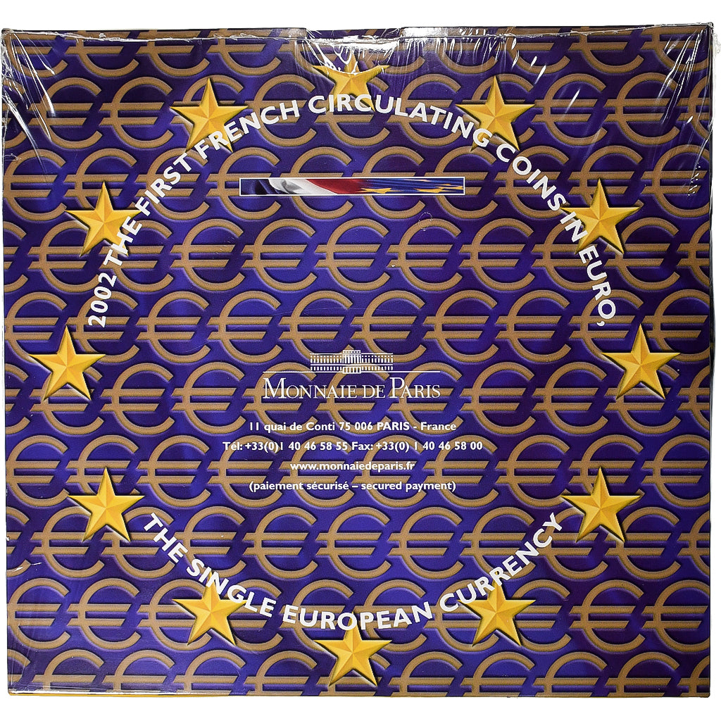 França, Coffret 1c. à 2€, BU, 2002, MDP, N/D, MS(65-70)