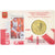 Vatican, Francis, 50 Euro Cent, Stamp and coin card.n°8, 2015, Rome, Nordic