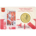 Vaticaan, Francis, 50 Euro Cent, Stamp and coin card.n°8, 2015, Rome, Nordic