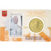 Vatican, Francis, 50 Euro Cent, Stamp and coin card.n°6, 2015, Rome, Or