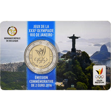 Belgium, 2 Euro, Summer Olympics Rio de Janeiro, Coin card, 2016, Brussels