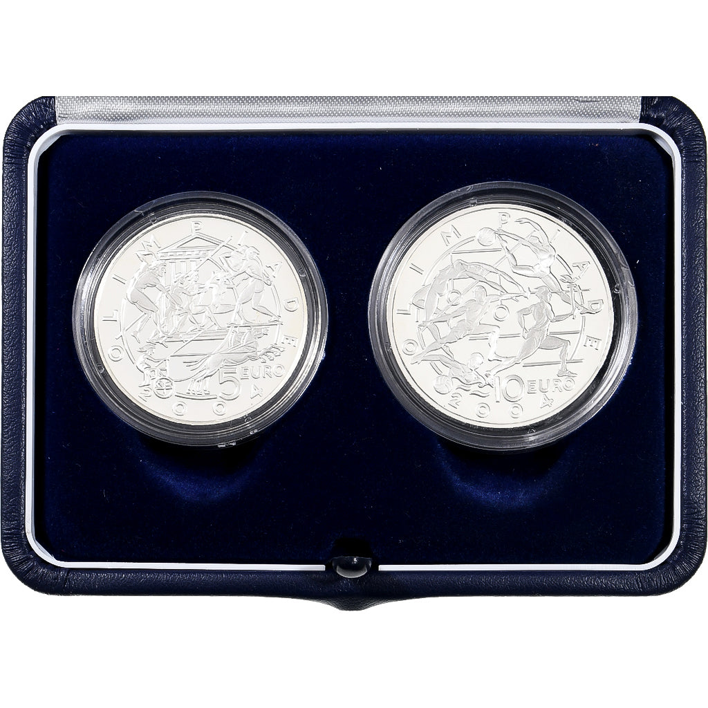 San Marino, 5 Euro and 10 Euro, Olympic Games, Athens 2004, FS, 2003, Rome