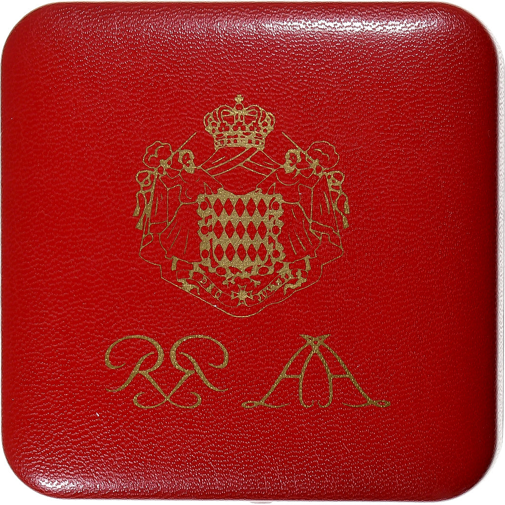 Monaco, Rainier III & Albert, Set 1 ct., 2 cts. & 5 cts., Proof, 2005, MDP