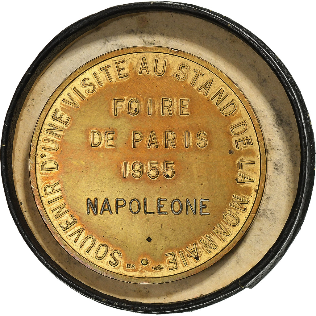 France, Token, Foire de Paris, Visite au stand de la Monnaie, 1955, Brass