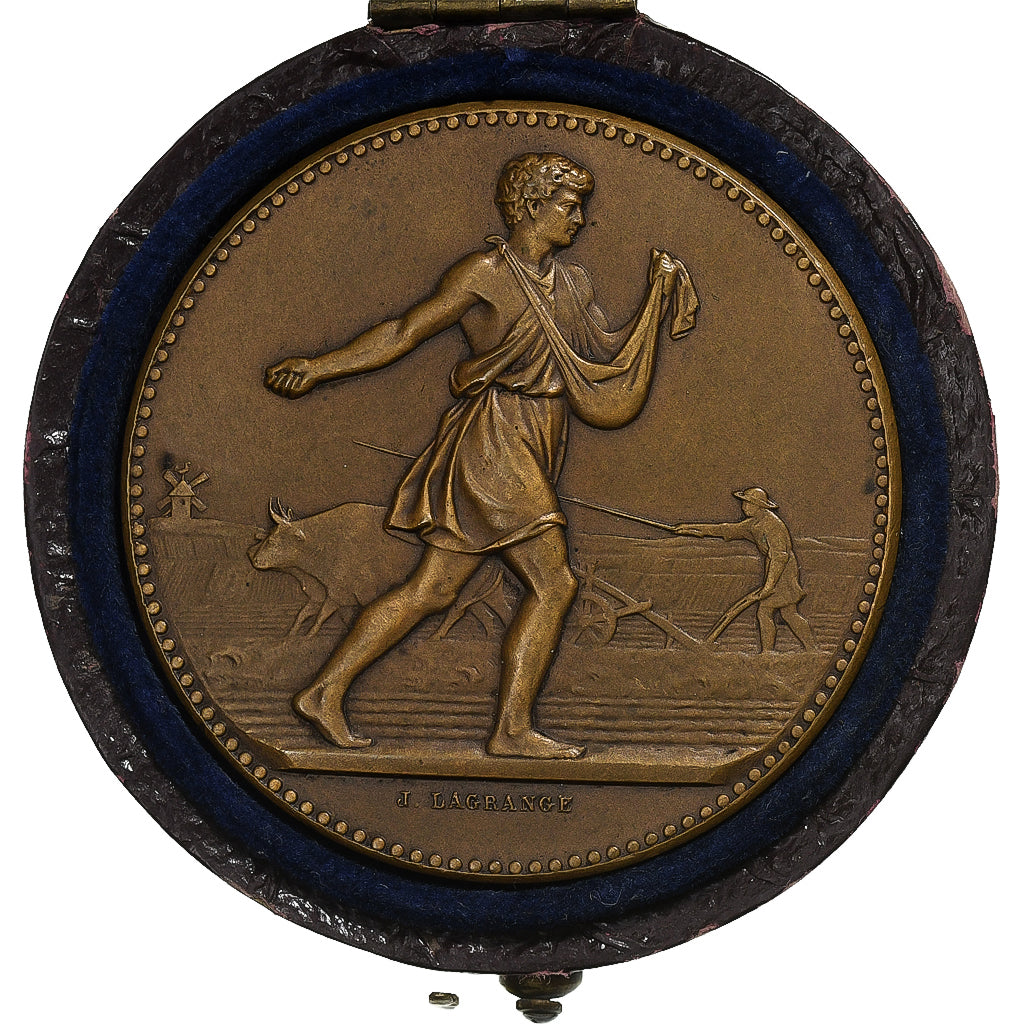 França, medalha, Comice Agricole de l'Arrondissement de Nevers, 1905, Bronze