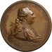 Francia, medaglia, Louis XVI, Le canal du Centre, 1783, Bronzo, Duvivier, SPL