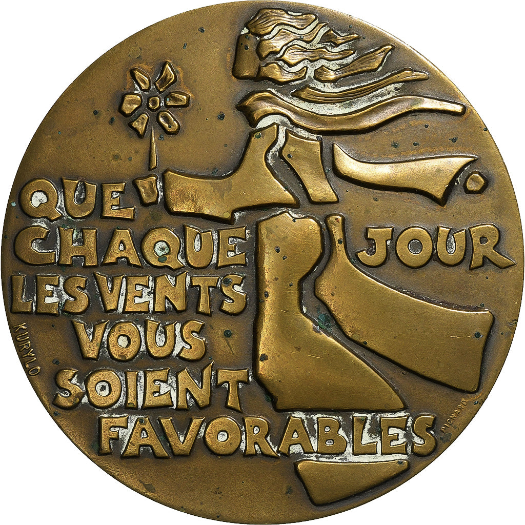 France, Medal, Que chaque jour les vents vous soient favorables, Bronze