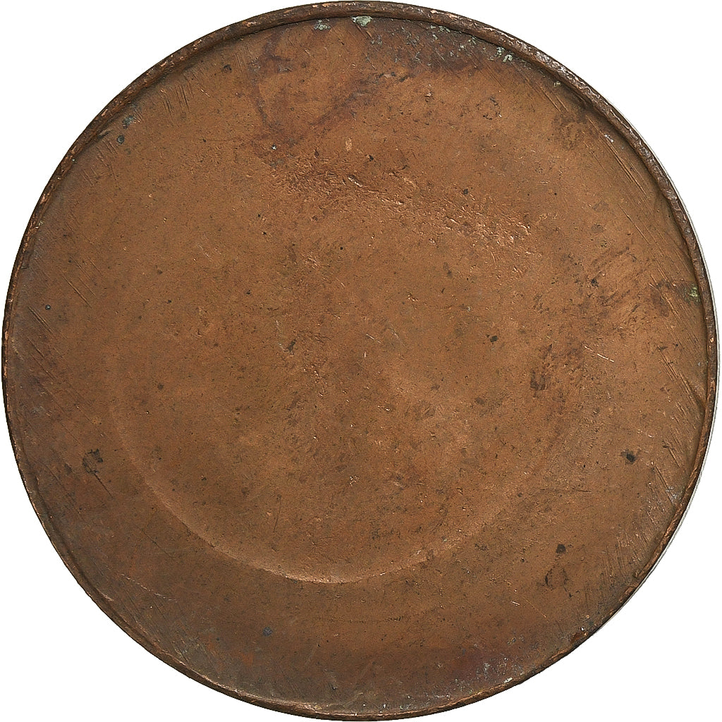 France, Jeton, Plaque Fiscale, Appareils à Vapeur, 7K, 1907, Cuivre, TTB+