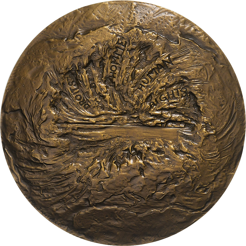 Francia, medaglia, Institut International des Droits de l'Homme, Strasbourg