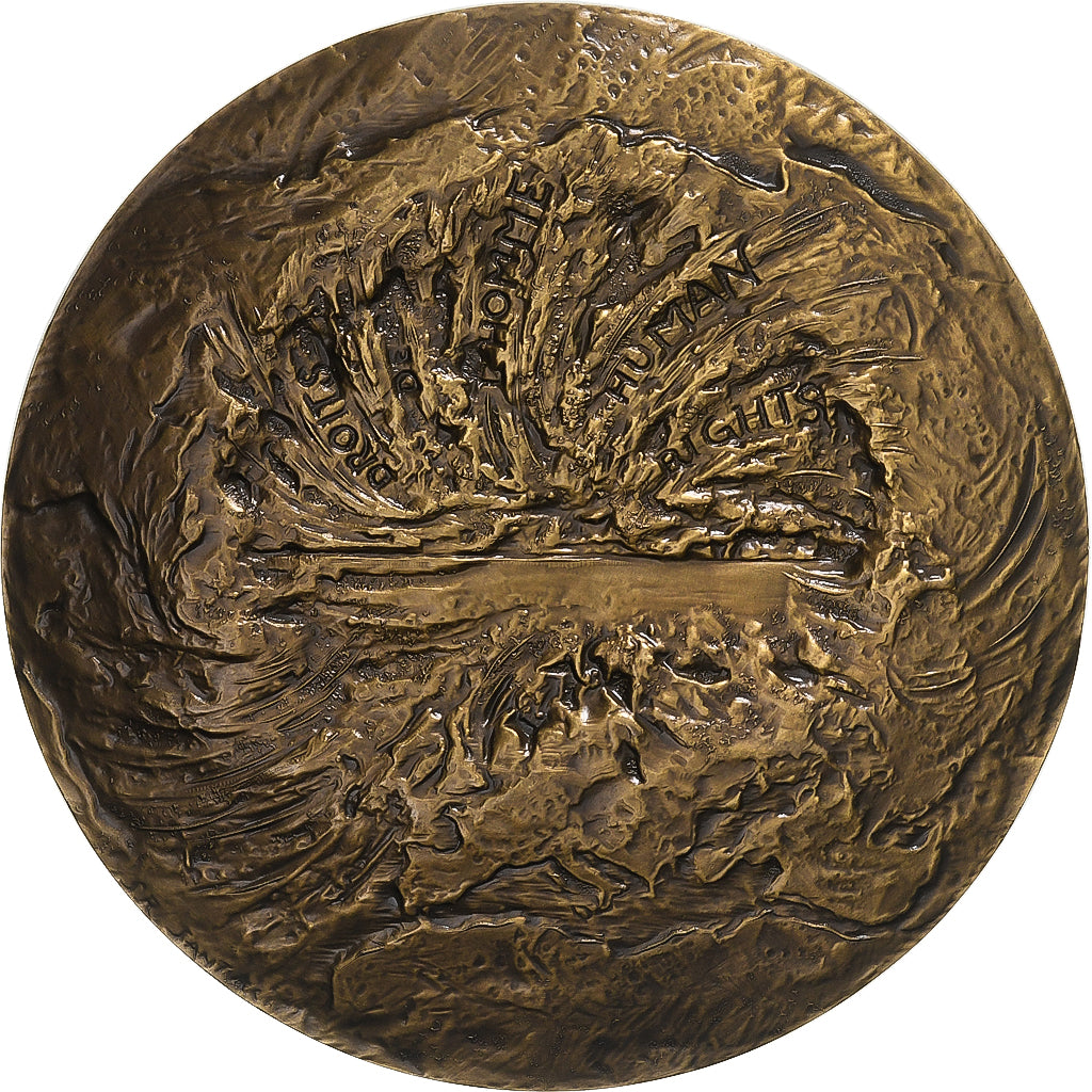 Francia, medaglia, Institut International des Droits de l'Homme, Strasbourg