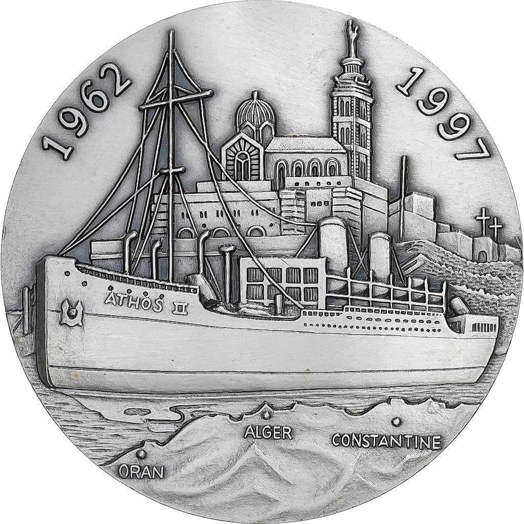 França, medalha, 35è Anniversaire du Cessez-le-feu, fin de la guerre