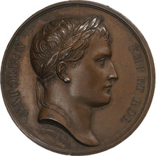 França, medalha, Napoleon I, Passage du col du Simplon, 1807, Cobre, Andrieu