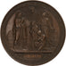 Frankrijk, Medaille, Souvenir de 1ère Communion, 1867, Koper, Borrel, PR+