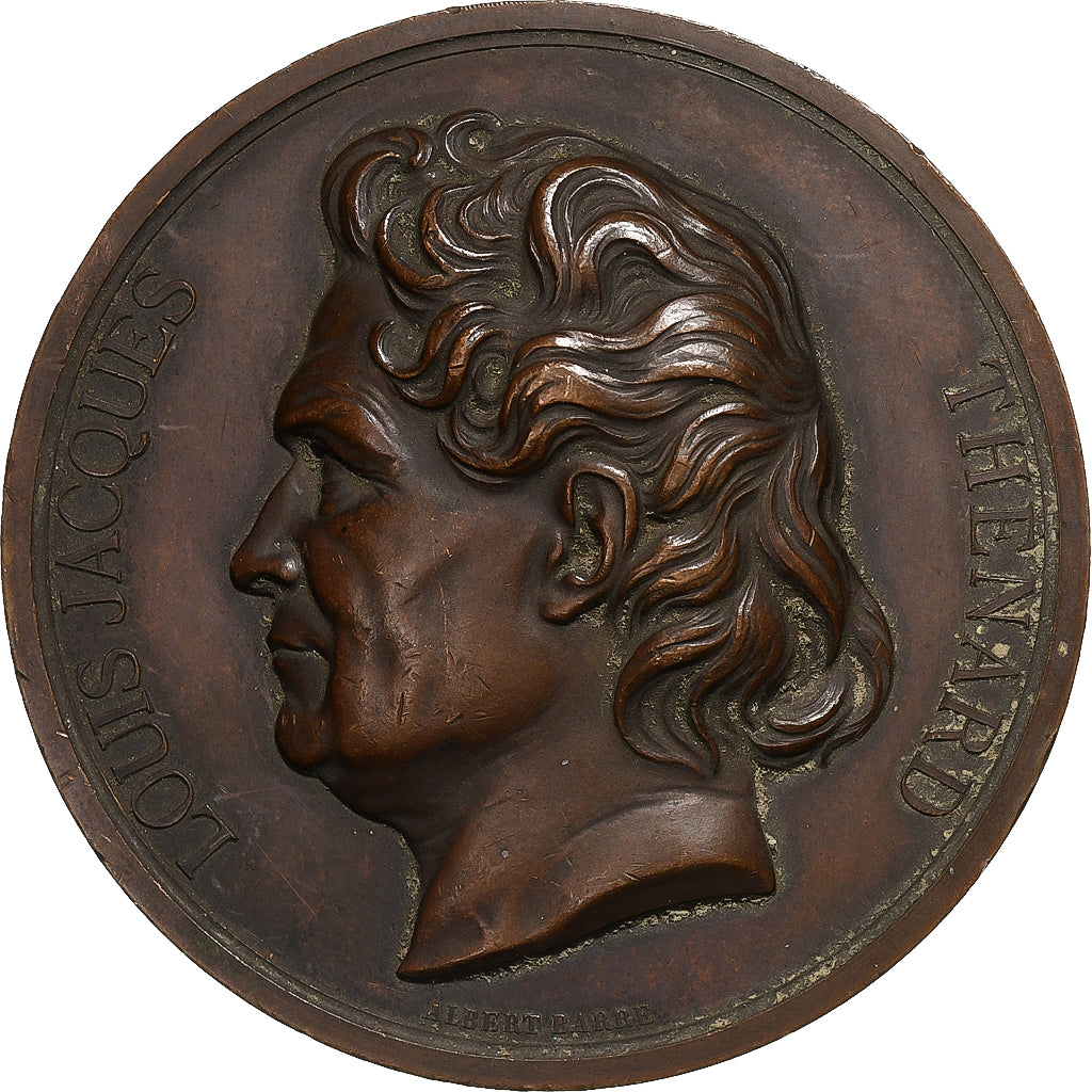 Francia, medaglia, A la mémoire de Louis Jacques Thénard, 1858, Rame, Barre