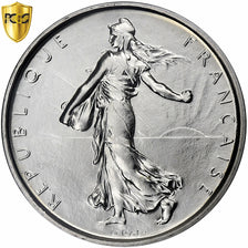 France, 5 Francs, Semeuse, 1968, Paris, Silver, PCGS, MS67, Gadoury:770