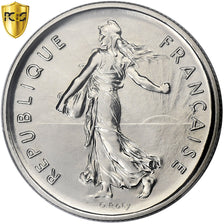 France, 5 Francs, Semeuse, 1971, Paris, Copper-nickel, PCGS, MS70, Gadoury:771