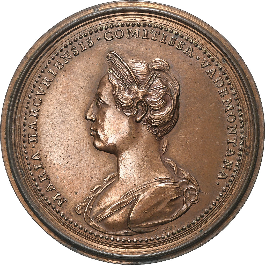 Duchy of Lorraine, Medal, Antoine de Vaudémont & Marie d'Harcourt, 18th
