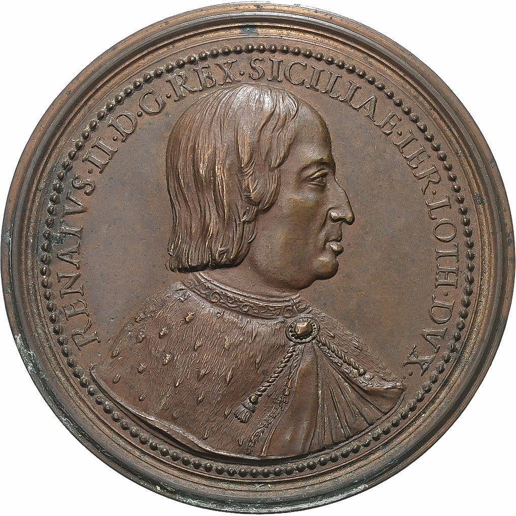 Duchy of Lorraine, medaglia, René II of Lorraine & Philippa of Guelders, 18th