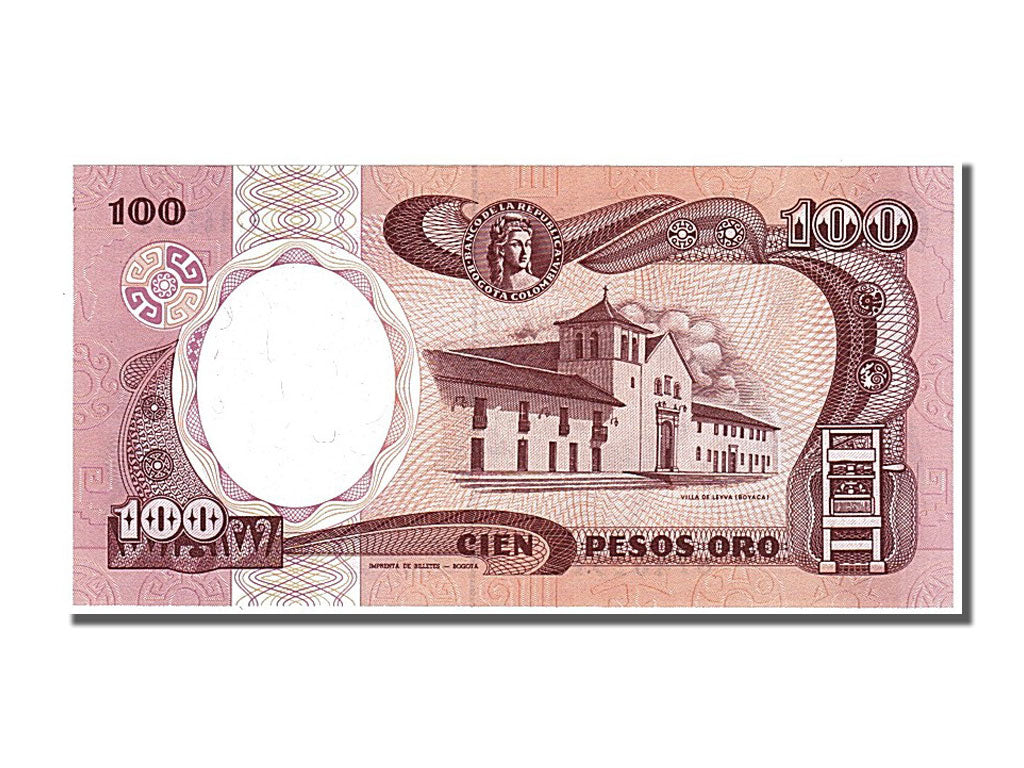 Banknote, Colombia, 100 Pesos Oro, 1990, 1990-01-01, UNC(65-70)