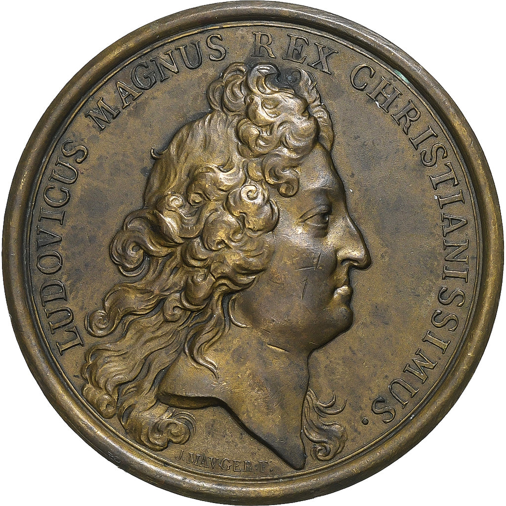 France, Medal, Louis XIV, Victory of Quebec, delivered from the British, n.d.