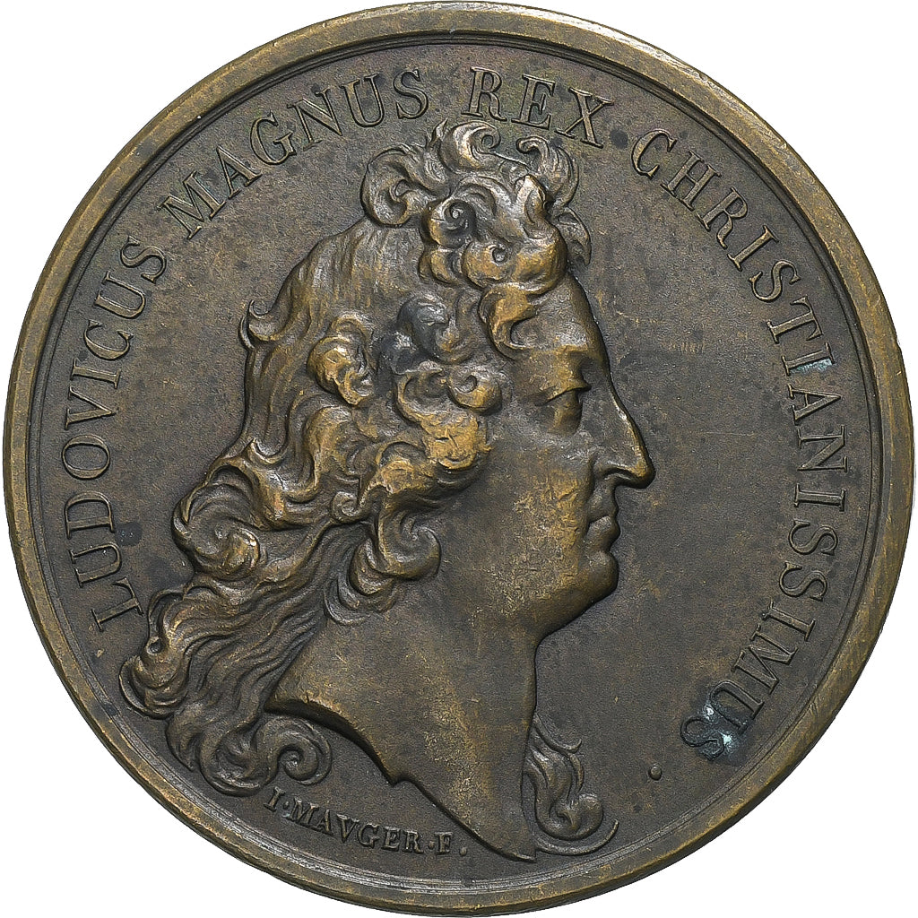 France, Medal, Louis XIV, Reprise de l'Île de Cayenne, n.d. (1676), Bronze