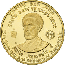 Ethiopia, Haile Selassie I, 10 Dollars, 1966, Addis-Abeba, Proof, Gold, MS(63)