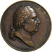 France, Médaille, Louis XVIII, Pallas Athena, n.d., Bronze, SUP