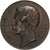 France, Medal, Napoléon III, Asile d'Aliénés, Niort, 1855, Copper, Caqué