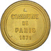 France, Medal, Commune de Paris, Combat de Clamart & Châtillon, 1871, Gilt