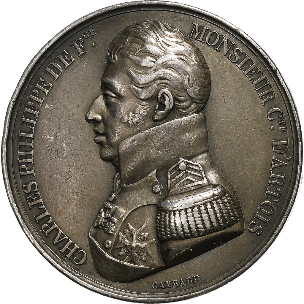 Frankreich, Medaille, Charles Philippe de France, Entrée du Comte d'Artois à