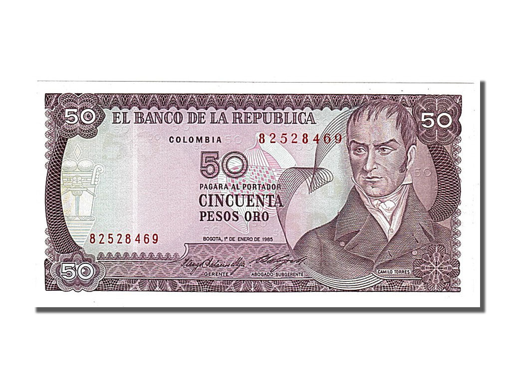 Banknote, Colombia, 50 Pesos Oro, 1985, 1985-01-01, UNC(65-70)