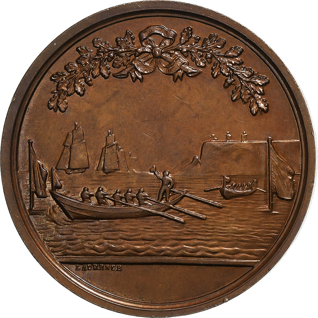 França, medalha, Centenaire de la Société des Régates du Havre, 1938