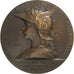 France, Medal, Instruction Primaire, Education Nationale, 1912-1913, Bronze