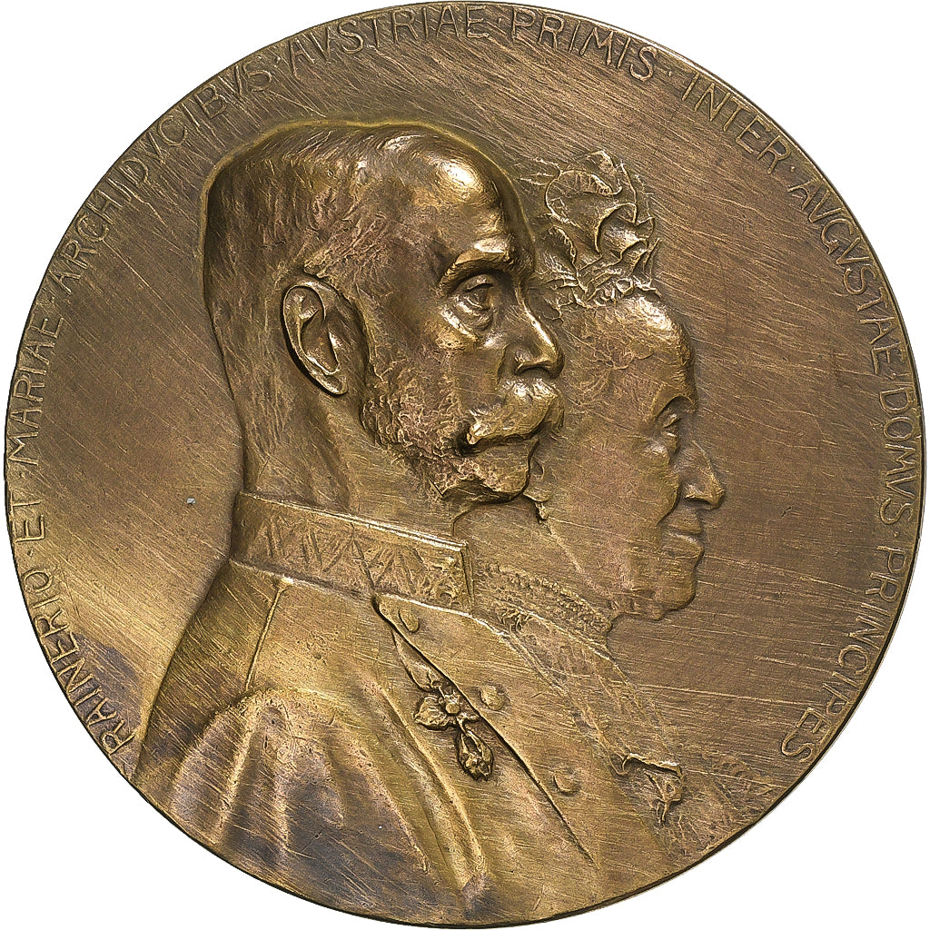 Austria, Medal, Rainer & Maria Karoline of Austria, Golden Wedding Anniversary