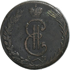 Russie, Siberia, Catherine II, 10 Kopeks, 1772, Suzun, Cuivre, TB