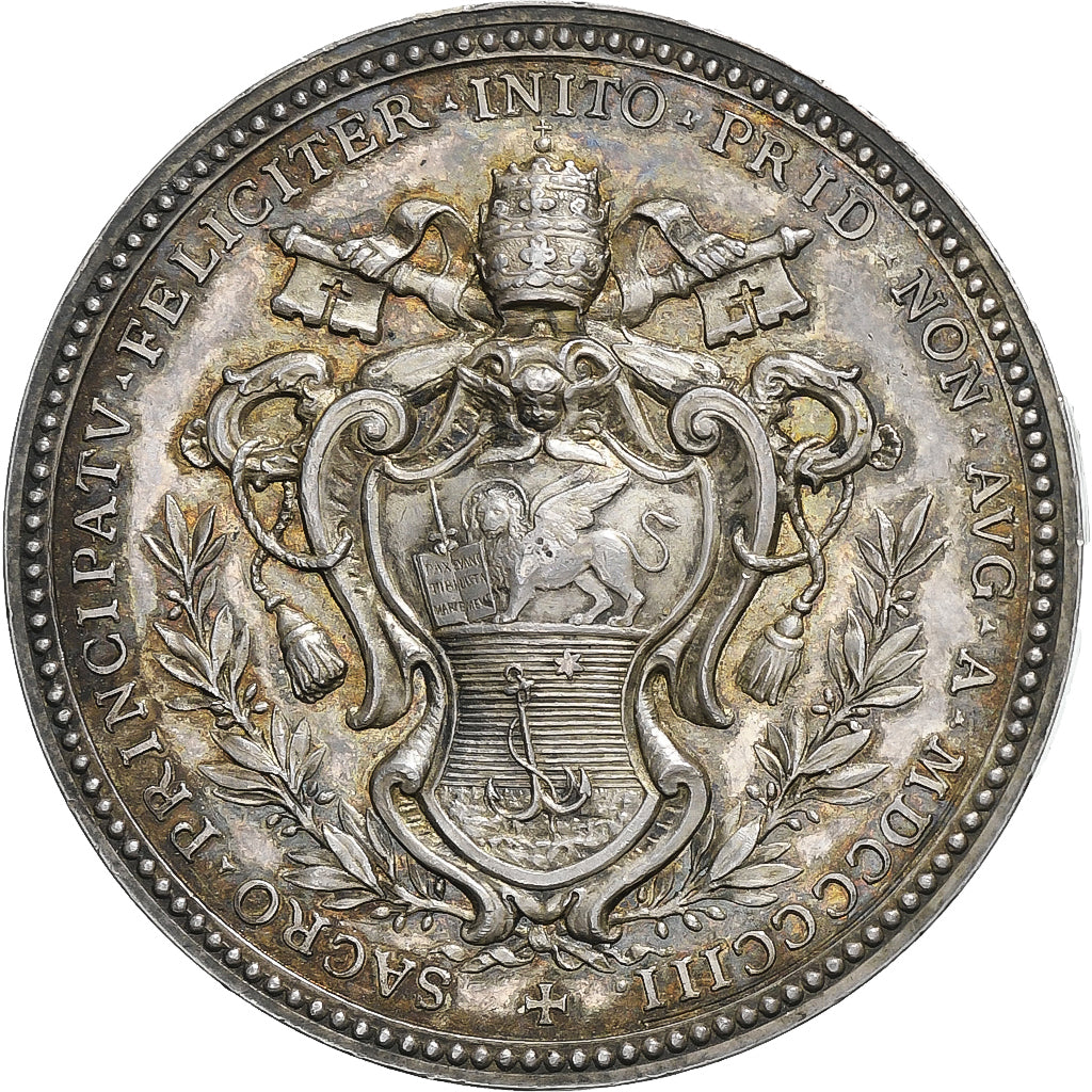 Vatican, Medal, Pius X, Election to Pontificate, 1903 (Anno I), Silver, Bianchi