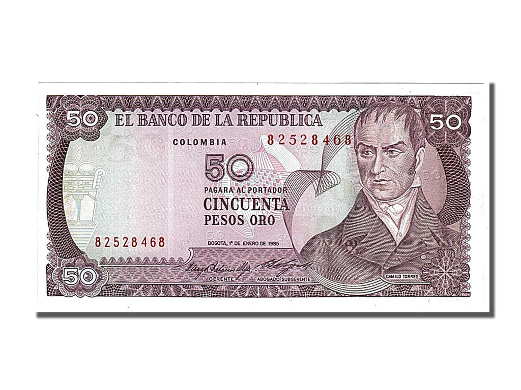 Banknote, Colombia, 50 Pesos Oro, 1985, 1985-01-01, UNC(65-70)