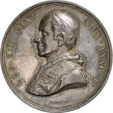 Watykan, medal, Leo XIII, Election to Pontificate, 1878 (Anno I), Srebro
