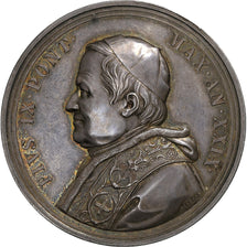 Vaticano, medalha, Pius IX, Basilica Santa Maria in Trastevere, 1874 (Anno
