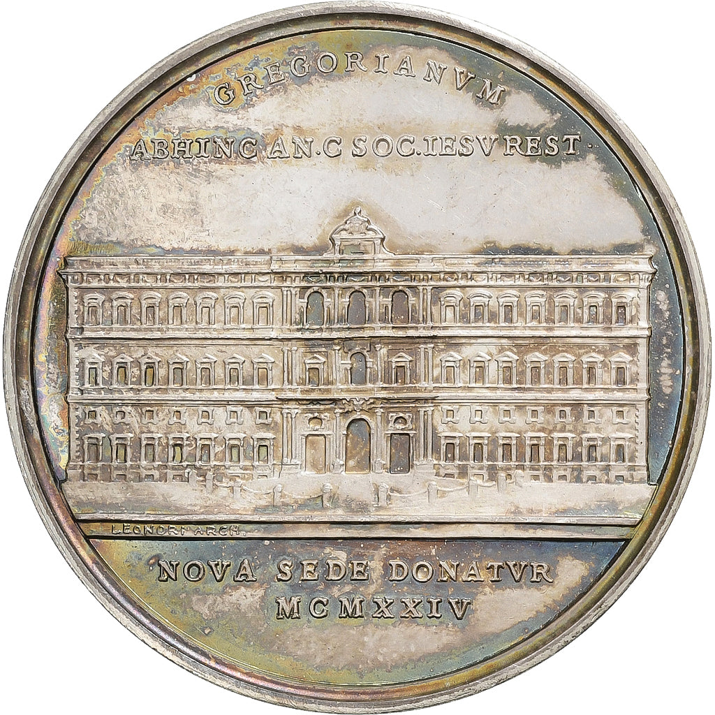 Vaticaan, Medaille, Pius XI, Pontifical Gregorian University, 1924 (Anno III)