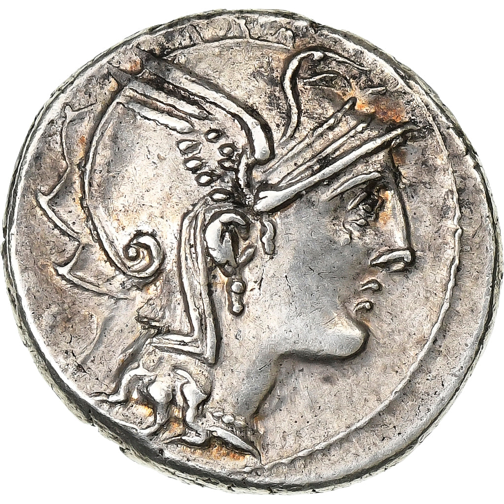 Claudia, Manlia, Urbina, Denarius, 111-110 BC, Rome, Silber, VZ+, Crawford:299/1