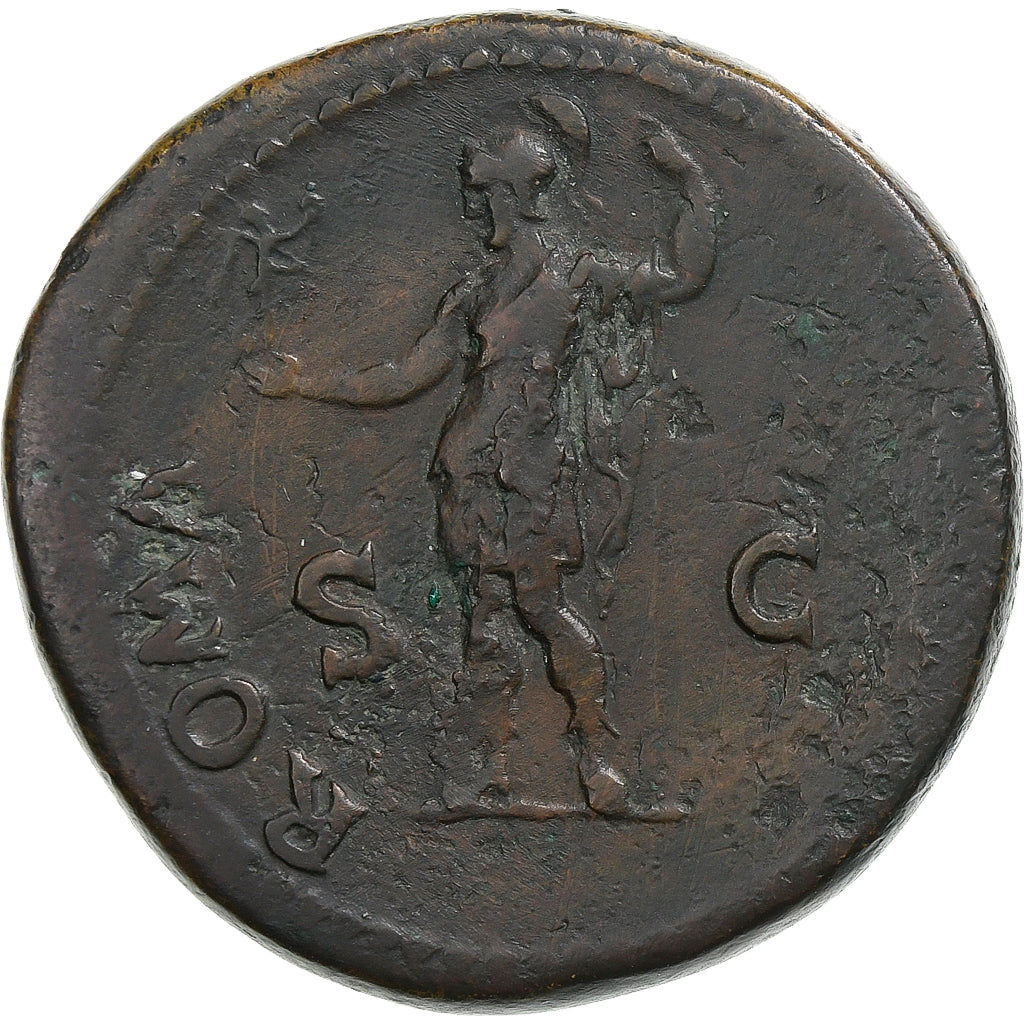 Vespasian, Sesterzio, 71, Rome, Bronzo, MB+, RIC:190