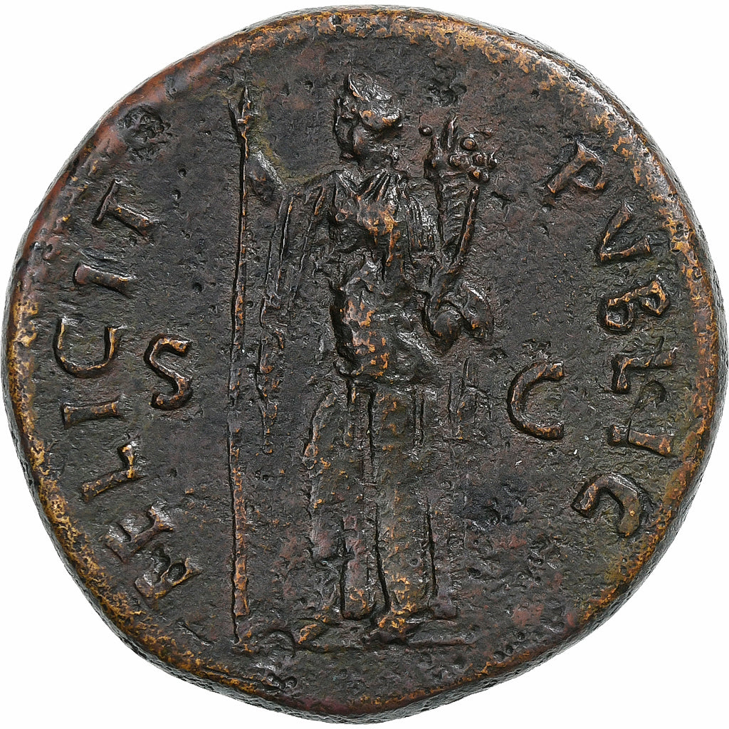 Titus, Sestertius, 80-81, Rome, Bronze, AU(50-53), RIC:144
