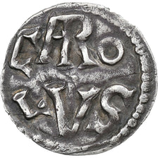 Francia, Charlemagne, Denier, 768-814, Melle, Vellón, MBC, Depeyrot:605