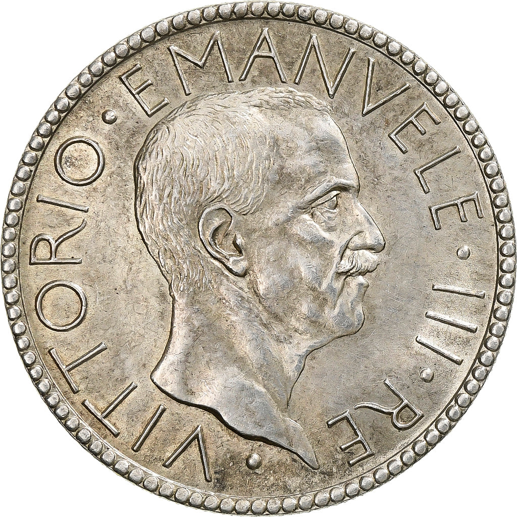 Italy, Vittorio Emanuele III, 20 Lire, 1927, Rome, Silver, MS(63), KM:69