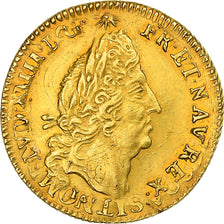 France, Louis XIV, Louis d'or au 4 L, 1695, Lille, reformed, Gold, EF(40-45)